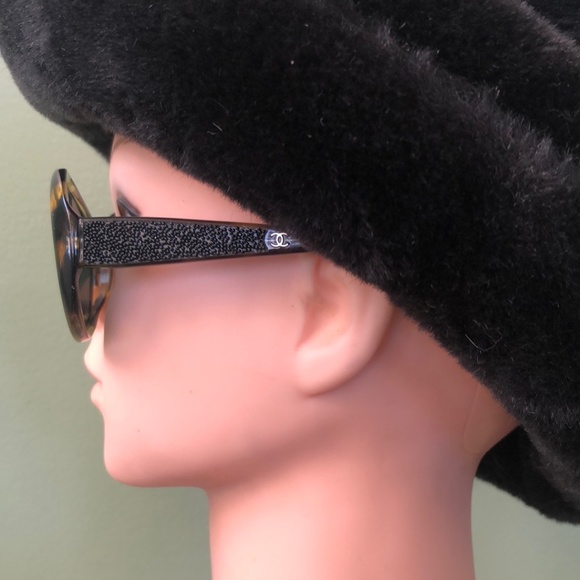 Chanel Women\'s 1174/3m Black Frame Full Rim Oversized Sunglasses W/ Coa main image 8